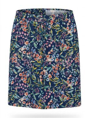 Cotton blend skirt, Talbots, floral print pencil skirt, Size 8